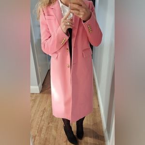 J.Crew Collection Olivia topcoat in Candy pink size 4 Wool/Cashmere